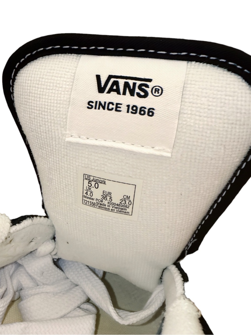 Vans Knu Skool Checkerboard Black White NIB - Multiple Sizes Available - Picture 10 of 14